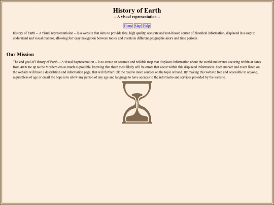 HIstoryofEarth/Index_page screenshot