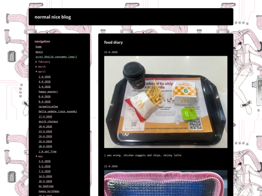 navbar/food screenshot