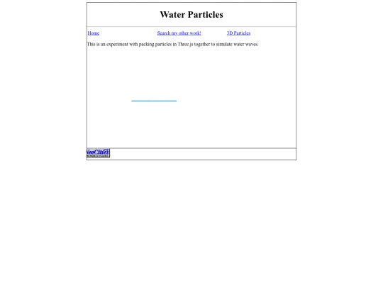water-threejs screenshot