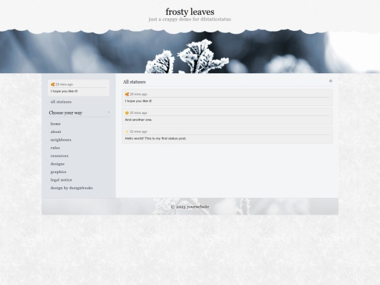 DFStaticStatus/integration-example/all-statuses screenshot