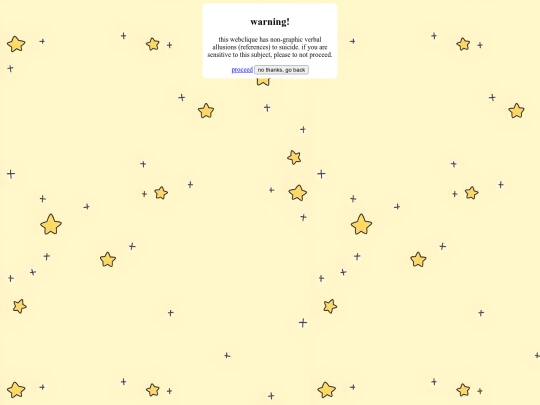 webcliquewarning screenshot