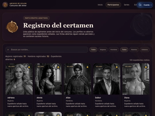 concurso-avilon/participantes screenshot
