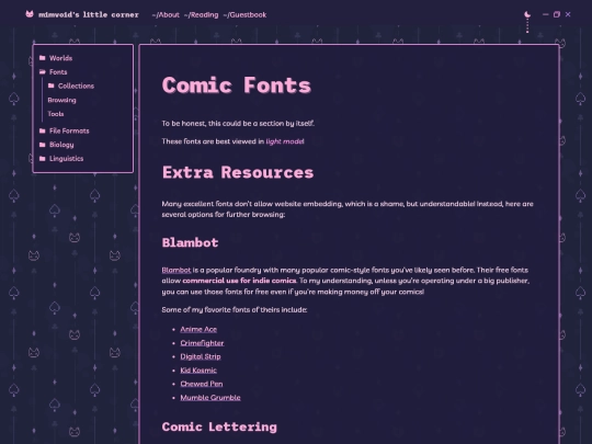 fonts/collections/comic screenshot