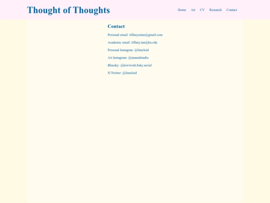 Contact screenshot