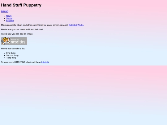index screenshot