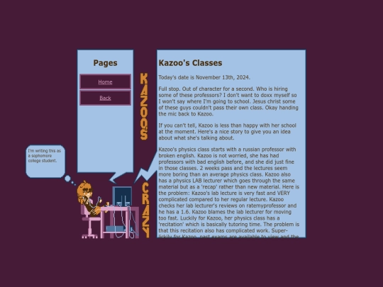 pages/rants/kazoos_classes screenshot
