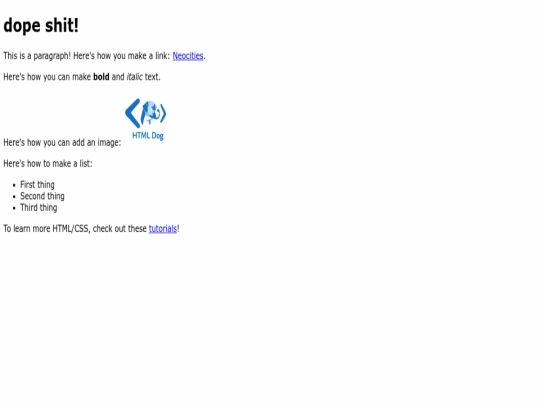 index screenshot