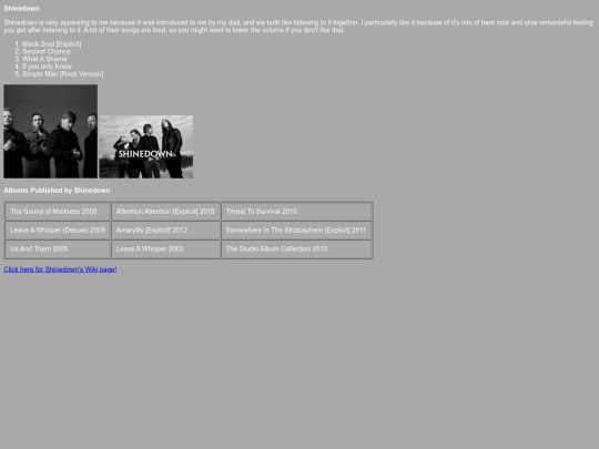 FavoriteBand screenshot
