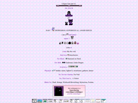 cliques screenshot