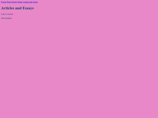 ArticlesandEssays screenshot