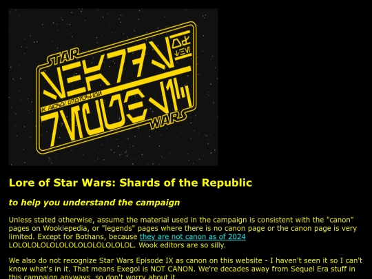 lorepage screenshot