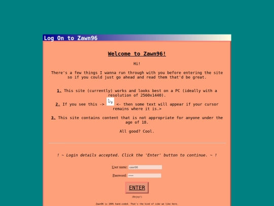 index screenshot