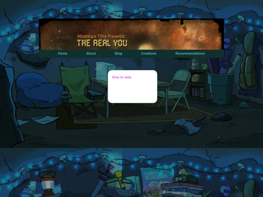 Blog screenshot