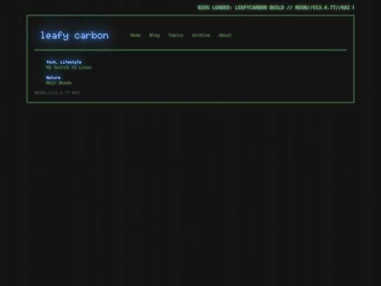 topics screenshot