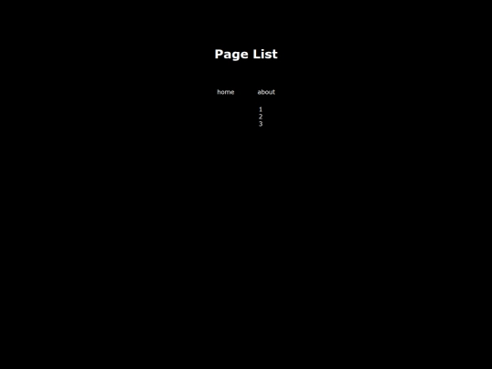 Pages screenshot