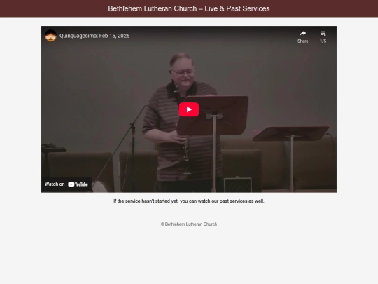 bethlehemlive screenshot
