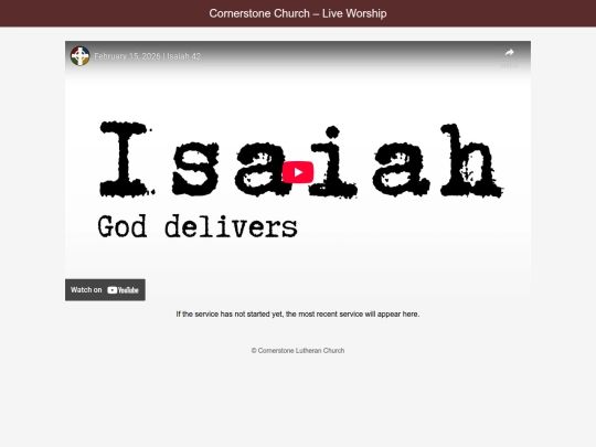 cornerstonelive screenshot
