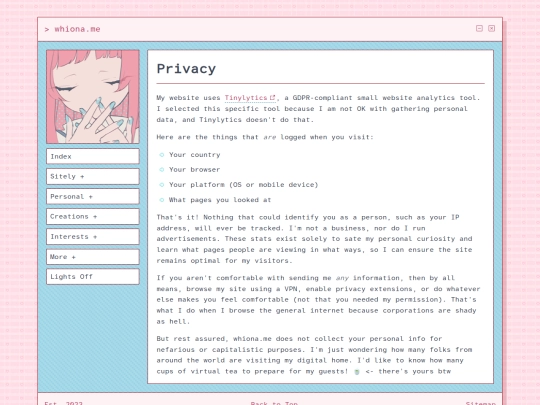 privacy screenshot