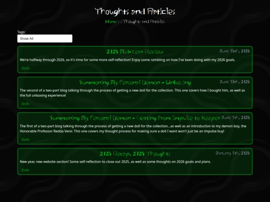 articles screenshot