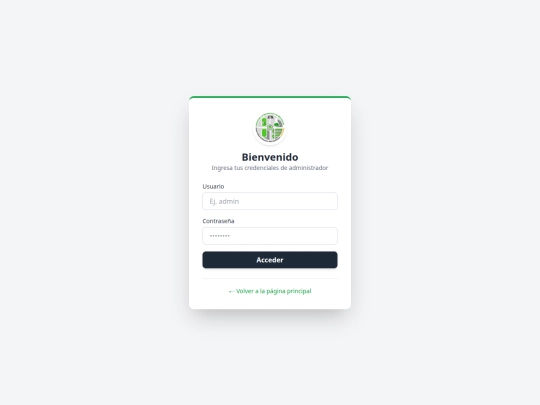 login screenshot