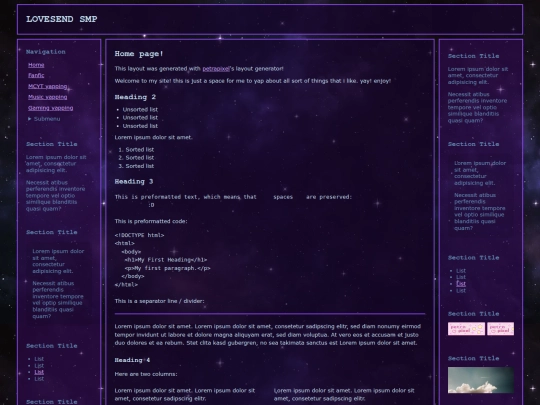 index screenshot