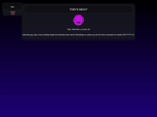 tobyabout screenshot