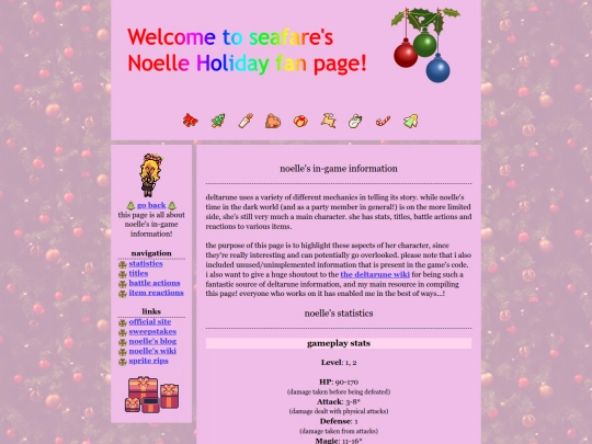 deltarune/the noelle zone/noellesgameinfo screenshot