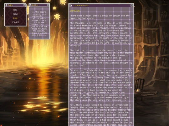 blog screenshot