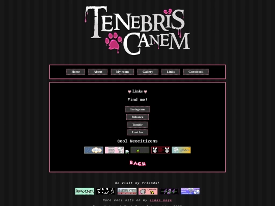 links screenshot