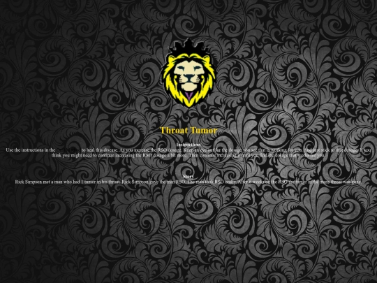 diseasesfolder/throattumor screenshot