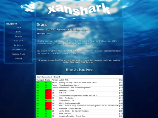 projects/scans screenshot