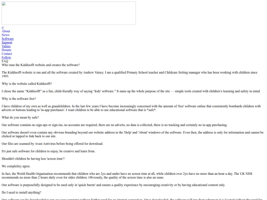 faq screenshot
