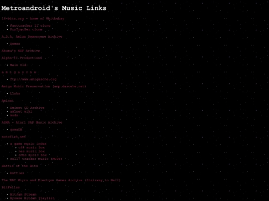 music-links screenshot