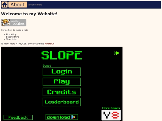 home screenshot