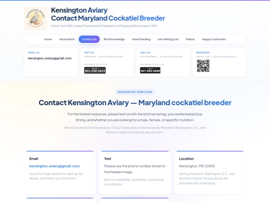 contact screenshot
