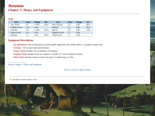 tools screenshot