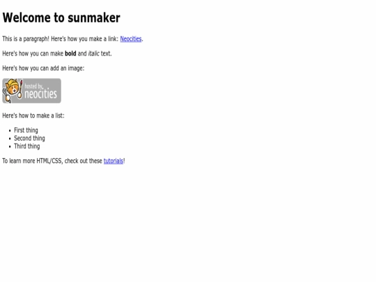 index screenshot