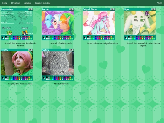 galleries screenshot