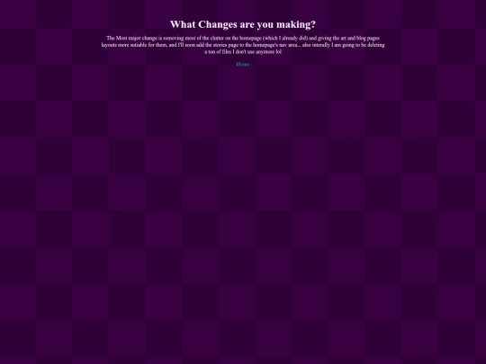 changes screenshot