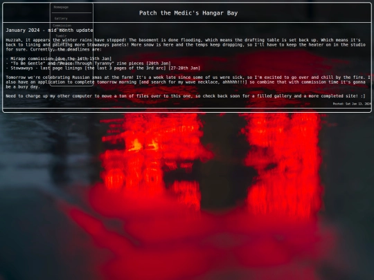 blog screenshot