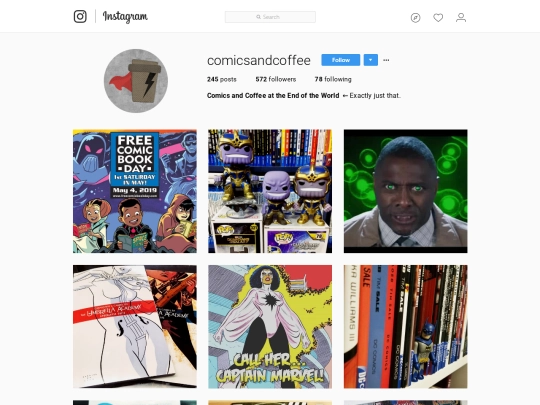 comikaze/instagram/post screenshot
