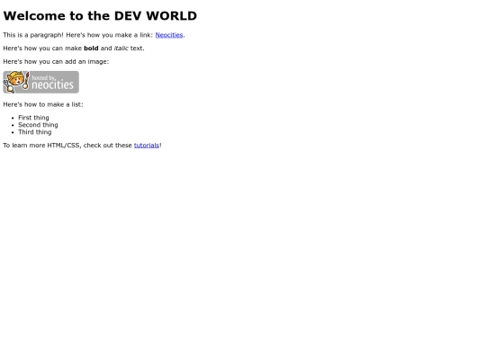 index screenshot