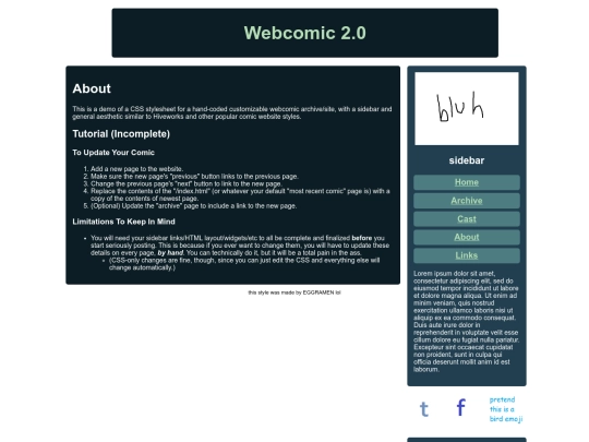webcomics/cast screenshot