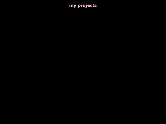 projects screenshot