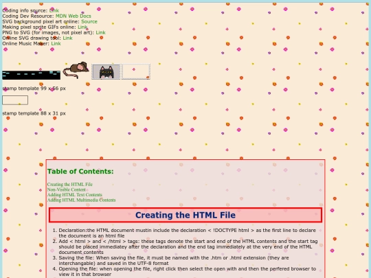 Code Notes/HTMLNotes screenshot