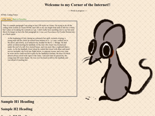 index screenshot