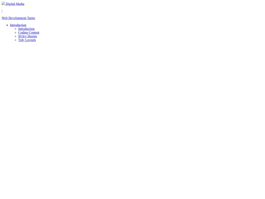 HTML editor/Tutorial screenshot