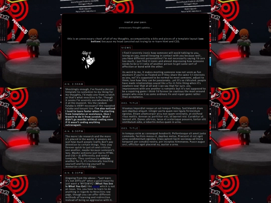 writings screenshot