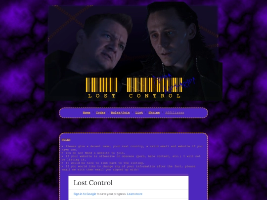 frosthawk/join screenshot