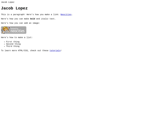 index screenshot
